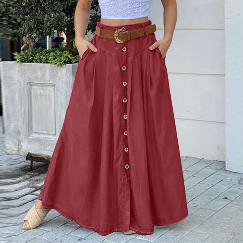 Claudia | Jupe Moderne Taille Haute avec Fente Latérale pour Femme