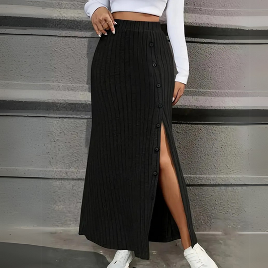 Farrah | Jupe Midi Élégante à Silhouette Moderne pour Femme